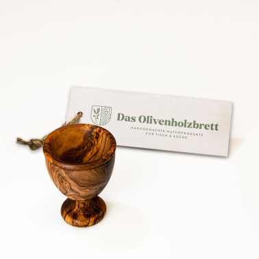 Eierbecher, aus Olivenholz,...