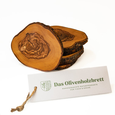 Untersetzer aus Olivenholz...