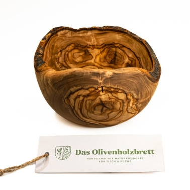 Schale aus Olivenholz mit...